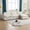 Beige 120" W, variant on Ktaxon Sectional Sofa L Shaped Couch with Chaise Living Room Sleeper Set, 2 Seats with Chenille and Double Layer Cushions 87" W Light Brown