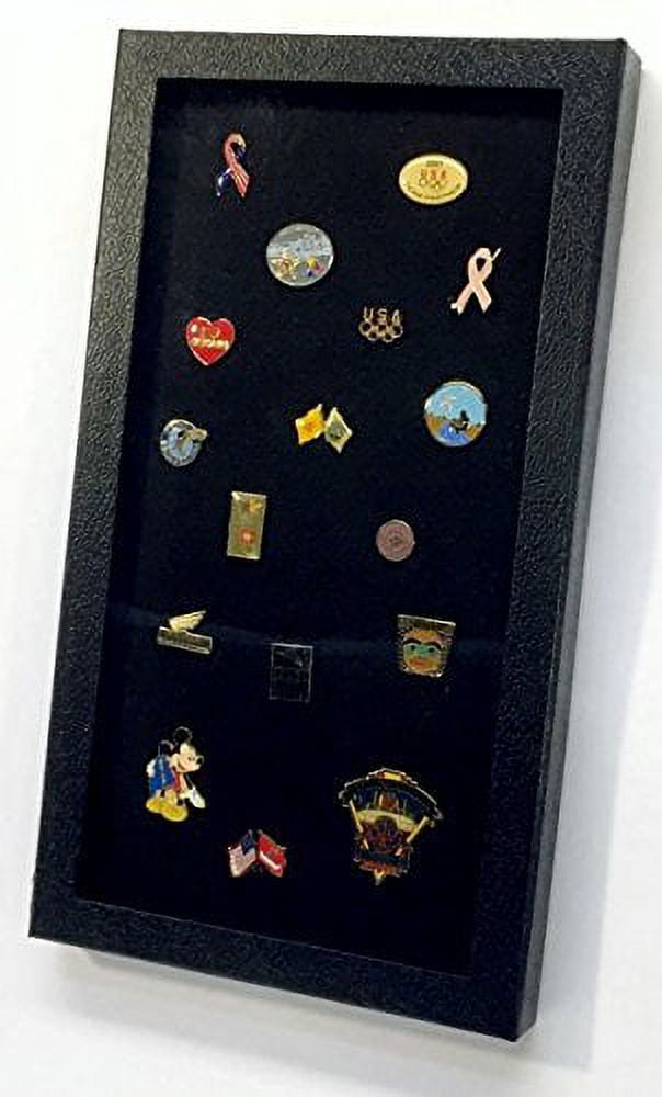 Pin Collector's Display Case - for Disney, Hard Rock, Olympic, Political  Campaign & Other Collectible Pins & Medals - Holds Up to 100 Pins 