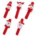 thumbnail image 3 of 10 Unids Snap Pulseras Snap Pulsera Navidad Slap Snap Wrap Pulsera Clap Pulsera Snap Pulseras Navidad Slap Pulseras Santa Muñeco de nieve Elk Tela Pulsera Fiesta de Navidad Niños Namotu HFP-0352, 3 of 7
