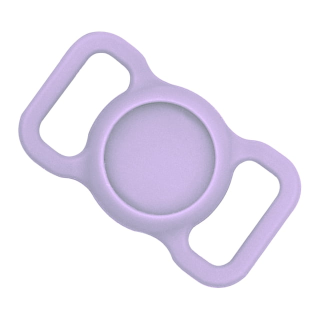Greeniant Funda protectora de silicona para mascotas, buscador de GPS, y gato, lazo para Airtags para Locator Tracker, Suministros para perros Taro morado Greeniant PT000451-11B