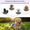 thumbnail image 2 of Slicker Ergonomic Wooden-Handle Long-Pin Brush for Poodles, Goldendoodles & Other Long-Haired Dogs (purple), 2 of 6