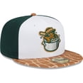 thumbnail image 3 of Men's New Era White/Tan Charleston RiverDogs Theme Night 59FIFTY Fitted Hat, 3 of 6