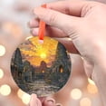 thumbnail image 4 of Angkor Wat Ornament 2025, Travel Landmark Christmas Decoration, Holiday Keepsake Gift, Collectible Souvenir, Glass Look Hanging Decor, Xmas Tree Decoration, Heritage 2025,, 4 of 5