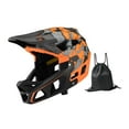 thumbnail image 3 of Casco de bicicleta de montaña casco de bicicleta de cara completa forro lavable extraíble 31 ventilación actividades al aire libre casco de ciclismo Naranja, 3 of 8