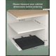 thumbnail image 2 of 2 piezas Organizador de Gabinete Extraíble, Cajones Deslizables para Cocina, Organizador de Cajones de Cocina, No Drill Adjustable Drawer, Negro, 2 of 4