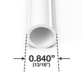 thumbnail image 2 of 1/2" Size Furniture Grade PVC Pipe, 40", White (3-Pack), 2 of 5