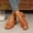 Brown, variant on Womens Platform Chunky Heels Low Block Heeled Sandals Open Toe Slides Casual Summer Mules Slip-on Shoe, Fashion Wedding Party Dress Sandals