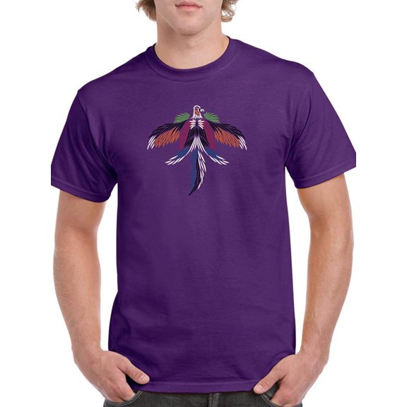 Fancy Spirit Chinese Phoenix T-Shirt Men -Image by Shutterstock, Male Large