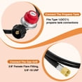 thumbnail image 5 of SIXDAY 260,000 BTU Propane Burner Stove, Heavy Duty Gas Camping Stove with 0-20 PSI Regulator & Steel-Braided Hose for Turkey Frying and Brewing, 5 of 6