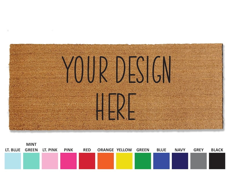 Doormat Custom Business Logo Design Personalized Doormat Extra large