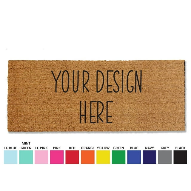 Doormat Custom Business Logo Design Personalized Doormat Extra large doormat Custom Cut Doormat