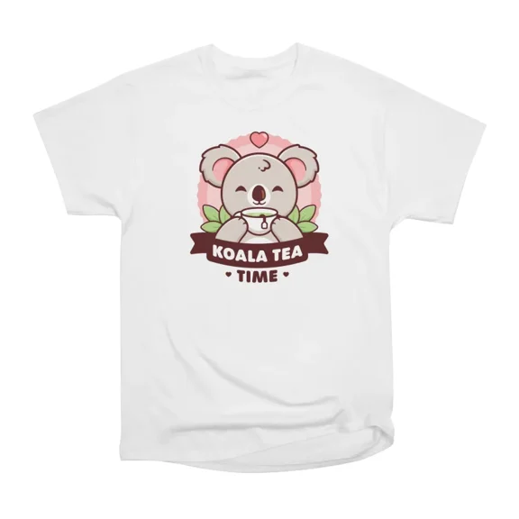 KoalaTea Time Cute Koala Pun T-Shirt Tee Gift For Him Merch For Her Apparel For Friend