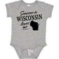 thumbnail image 3 of Inktastic Someone in Wisconsin Loves Me Boys or Girls Baby Bodysuit, 3 of 5