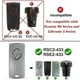 thumbnail image 3 of Garage Door Opener for ECOSTAR RSC2 RSE2 433MHz Remote Control for ECOSTAR RSC2-433 RSC2-433 Electri, 3 of 5