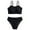 A182-Black, variant on NIEWTR 7 14 Years Old Middle And Older Girls Bikini With Bra Pads Two Piece Swimsuit Swimwear Beach Bathing Suit for Summer Vacation 7-8 Years Blue