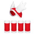 thumbnail image 1 of Yuarrent Vendas de poliéster para piernas de Papá Noel con ribete de piel sintética para fiestas navideñas, accesorios para disfraces de Cuidado ecuestre y deportes tipo+2, 1 of 6