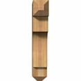 thumbnail image 2 of Ekena Millwork 6"W x 20"D x 32"H Westlake Craftsman Rough Sawn Bracket, Western Red Cedar, 2 of 13