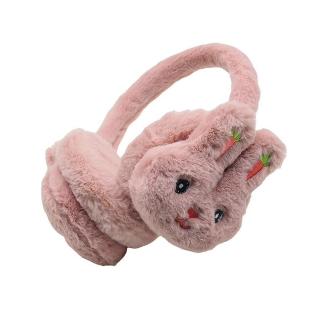 Cache-oreilles Fille Hiver Mignon en Forme de Rabbit Cache-Oreilles Filles Couleur Unie Chaud Extérieur Cache-Oreilles Couleur Unie Cache-Oreilles Chauds