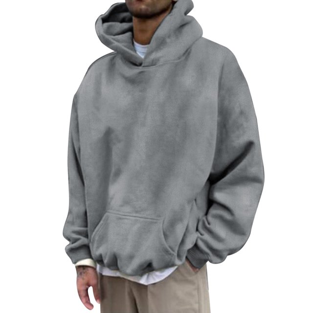 Gibobby Sudadera con capucha hombre Abrigo con Capucha Sudadera con Capucha para Hombre otoño casual sudadera Y2K(Gris,XG)