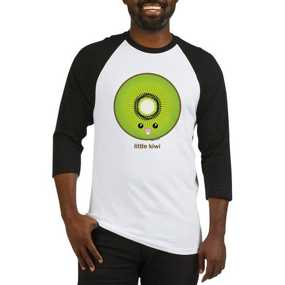 CafePress - Kiwi Baseball Jersey - Cotton Baseball Jersey, 3/4 Raglan Sleeve Shirt