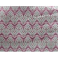 thumbnail image 4 of oneOone Georgette Viscose Fabric Chevron|Triangle & Square Geometric Printed Fabric 1 Yard 42 Inch Wide, 4 of 4