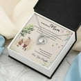 thumbnail image 3 of To My Bonus Mom Necklace, Stepmom Birthday Gift, Step Mother Jewelry Gift, Mother's Day Gift For Stepmom - Bonus Mom Necklace - Forever Love Necklace - White Gold or Yellow Gold - Gift Box, 3 of 5