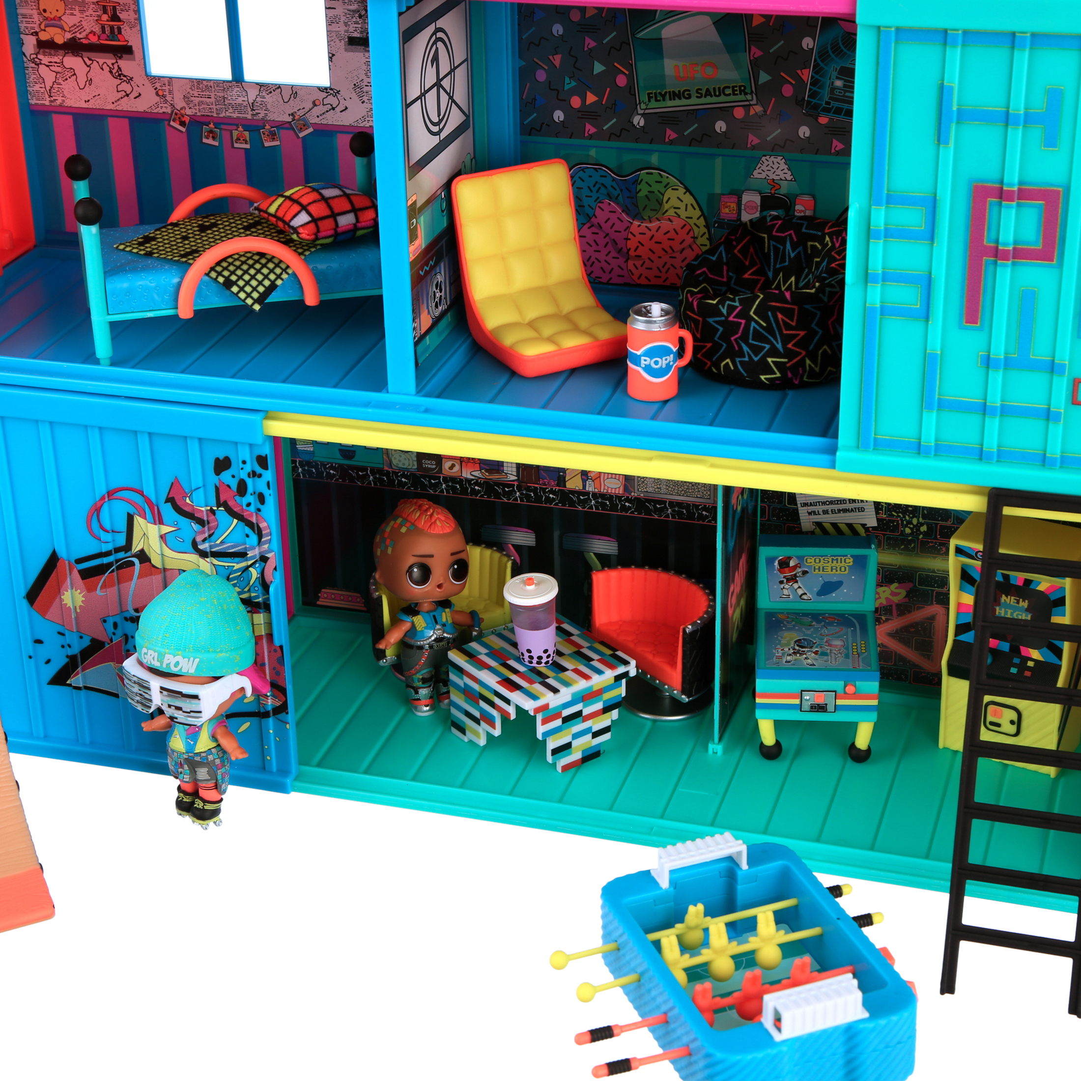 LOL Surprise Clubhouse Playset With 40+ Surprises and 2 Exclusives Dolls, Great Gift for Kids Ages 4 5 6+ - image 10 of 11