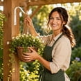 thumbnail image 6 of Beautynvta S Shaped Plant Hanging Bracket Hooks, Heavy Duty Metal Wall Mount Flower Pot Hanger, Rustproof Decorative Garden Hook for Outdoor Indoor Planters, 6 of 7