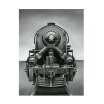 Trademark Fine Art Ethan Harper Vintage Train Center Canvas Wall Art - 14x19
