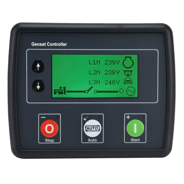 Domqga Module de Contrôle de Générateur Contrôleur de Jeu de Générateur, Contrôleur de Jeu de Générateur Auto-Démarrage 3 Phase Genset Module de Contrôle de Détection DSE4510