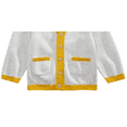 thumbnail image 3 of First Impressions Baby Boy's Smiley Face Cardigan Gray Size 18MOS, 3 of 3