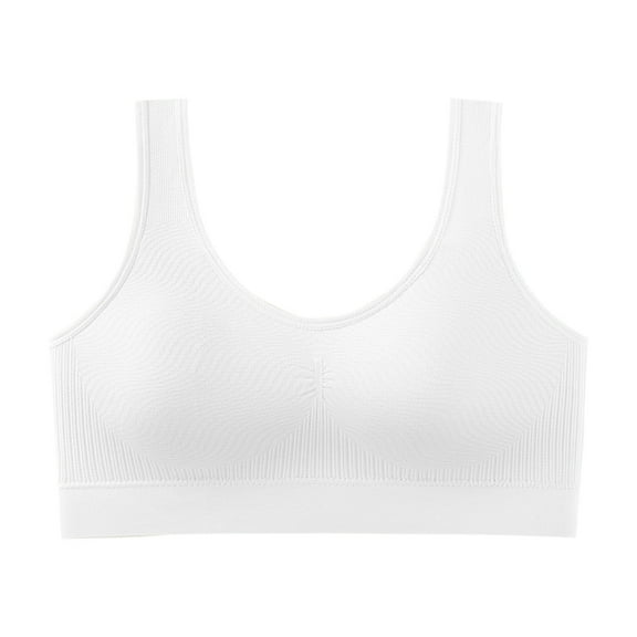 snilers Sports Bras for Women No Underwire Full Coverage Yoga Bras Wireless Supportive Bras Seamless Padded Everyday Bralettes