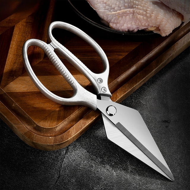 Tijeras De Cocina De Acero Inoxidable, Tijeras Multiusos Para El Hogar, Hoja Afilada, Mango Resistente, Para Preparar Alimentos, Cortar Pollo, Pescado Y Verduras, Herramientas De Corte, UKHBMC