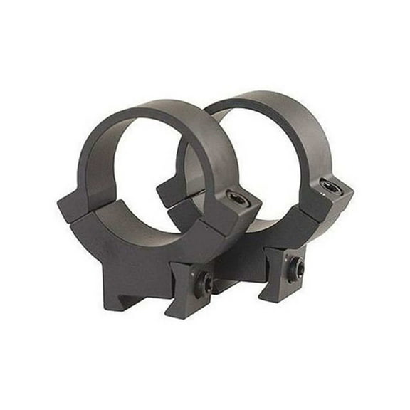 Warne Maxima Steel Rings, 30mm, Rimfire 3/8in or 11mm Dovetail, Medium - Matte