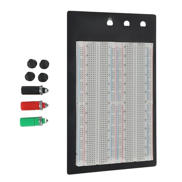 Placa de pruebas sin soldadura, 1660 puntos, prueba de enchufe, prototipo de placa de pruebas PCB, máxima confiabilidad NikouMX herramienta