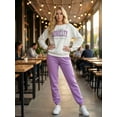 thumbnail image 2 of Set Mujer Sudadera Estampada y Pants Casual Cálido, 2 of 5
