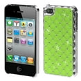 thumbnail image 4 of MYBAT Pearl Green Silver Plating Luxurious Lattice Alloy Elite Dazzling Back Protector Cover with Diamonds ( with Package ) for APPLE iPhone 4S/4, 4 of 5