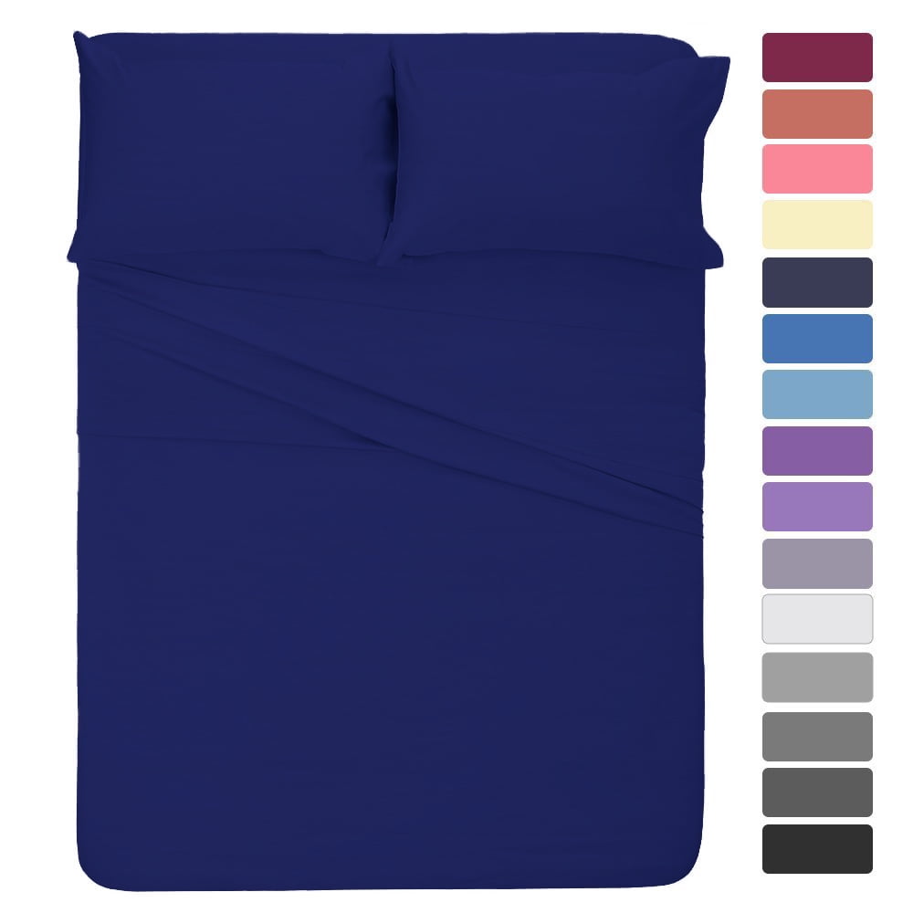 The Great American Store 600 Thread Count 100% Cotton Solid 4PC Sheet