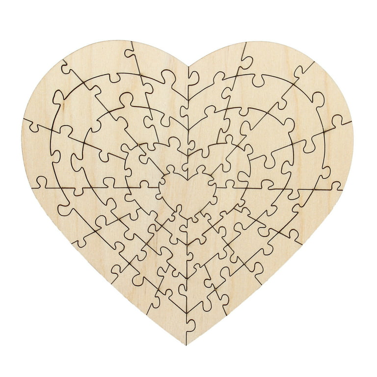 Leisure Arts Wood Puzzle Small Heart