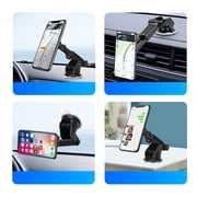 LINKPAL Adjustable Angles Magnetic Windshield All Smartphones Car Mounts
