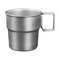 thumbnail image 4 of Vasos de acero inoxidable de 300 ml para camping, apilables para bebidas frías y calientes. Como se muestra, 4 of 9