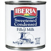 Iberia Sweetened Condensed Filled Milk, 14 oz