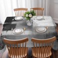 thumbnail image 3 of Grey Table Cloth Waterproof Tablecloths, Modern Oil Painted Art Abstract Geometric Tablecloth Dining Table Cover for Kitchen Party Tabletop Outdoor, Rectangle Tablecloth 52x70 Inch, 3 of 9