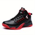 thumbnail image 1 of Zapatillas De Baloncesto Cómodas Para Hombre, Zapatillas De Deporte Con Cordones Transpirables Antideslizantes Profesionales Para Entrenar, Correr Y Caminar, 1 of 4