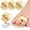 Beige, variant on 2Pcs Hammer Toe Straightener Corrector Wrap for Women & Men, Hammer Toe Splint Support, Beige