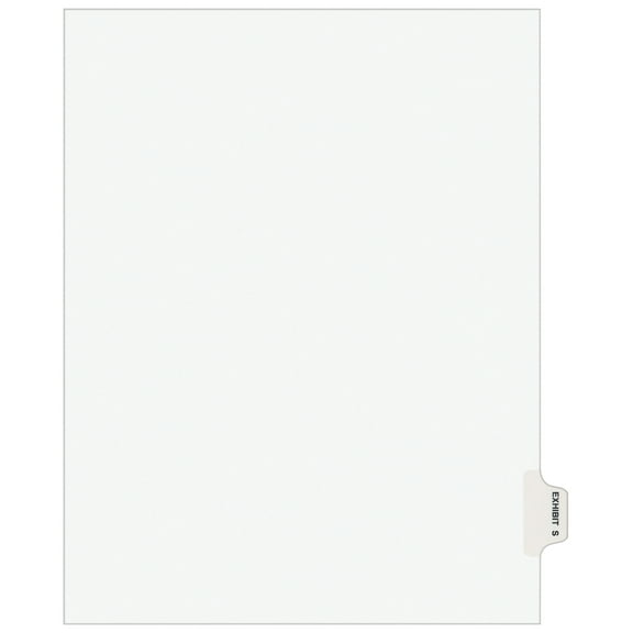 Avery®, AVE01389, Individual Legal Exhibit Dividers - Avery Style, 25 / Pack