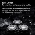 thumbnail image 4 of Electric Shaver for Men Electric Razor Replacement Head IPX7 Waterproof Cutter Head 3D Removable Head Fit for Xiaomi Electric Shaver Accessories (Color : 2PCS), 4 of 5