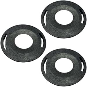 3 Tapa cubierta superior para cabezal compatible con stihl 25-2 desbrozadora D.I. 48.05 D.E. 120.64 Alto 31.46