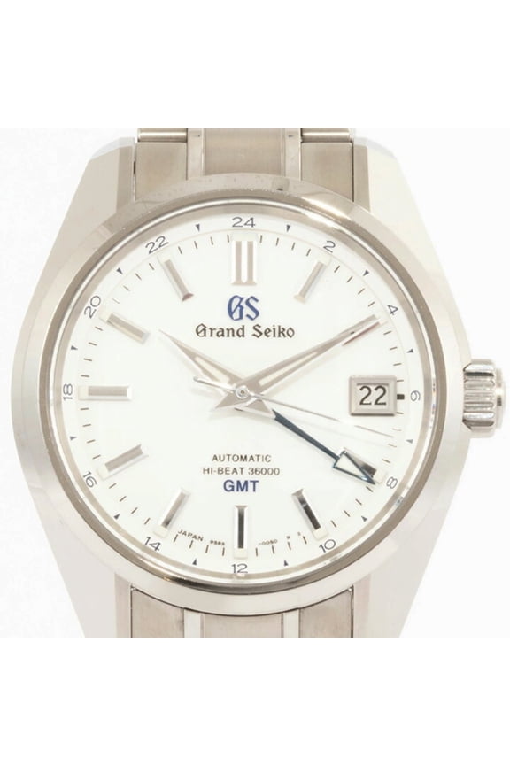 Pre-Owned Grand Seiko Heritage Collection Mechanical Hi-Beat Watch SBGJ255 Bright Titanium...