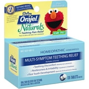 Baby Orajel Naturals Homeopathic Multi-Symptom Teething Pain Relief 135 ct Bottle